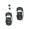 Coppia Chiusure Sidi Caliper Buckle Nero -Sidi SI 68007 Par cierres Sidi Caliper Buckle negro