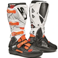 Offroad Sidi Crossfire 3 Srs Arancio Fluo Nero Bianco